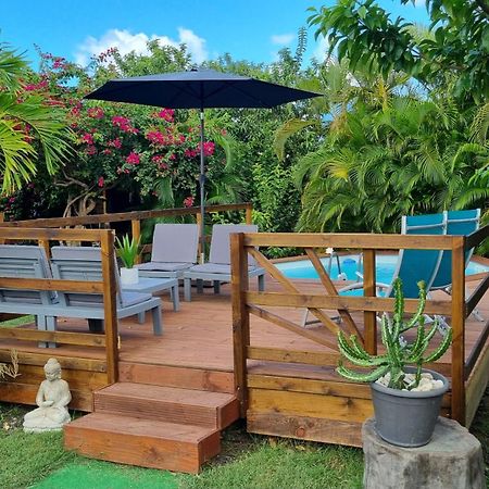 La Villa Rainbow & Ses 2 Kabanes Sainte-Anne  Bagian luar foto